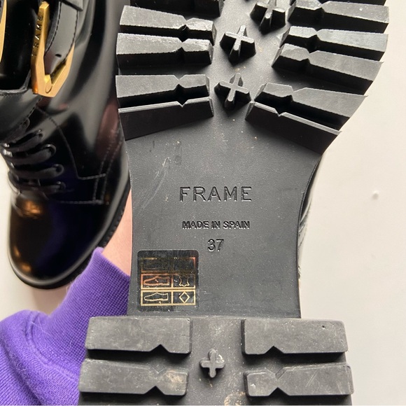 FRAME Le Bedford Boot Black Women’s size 7 - Picture 8 of 13